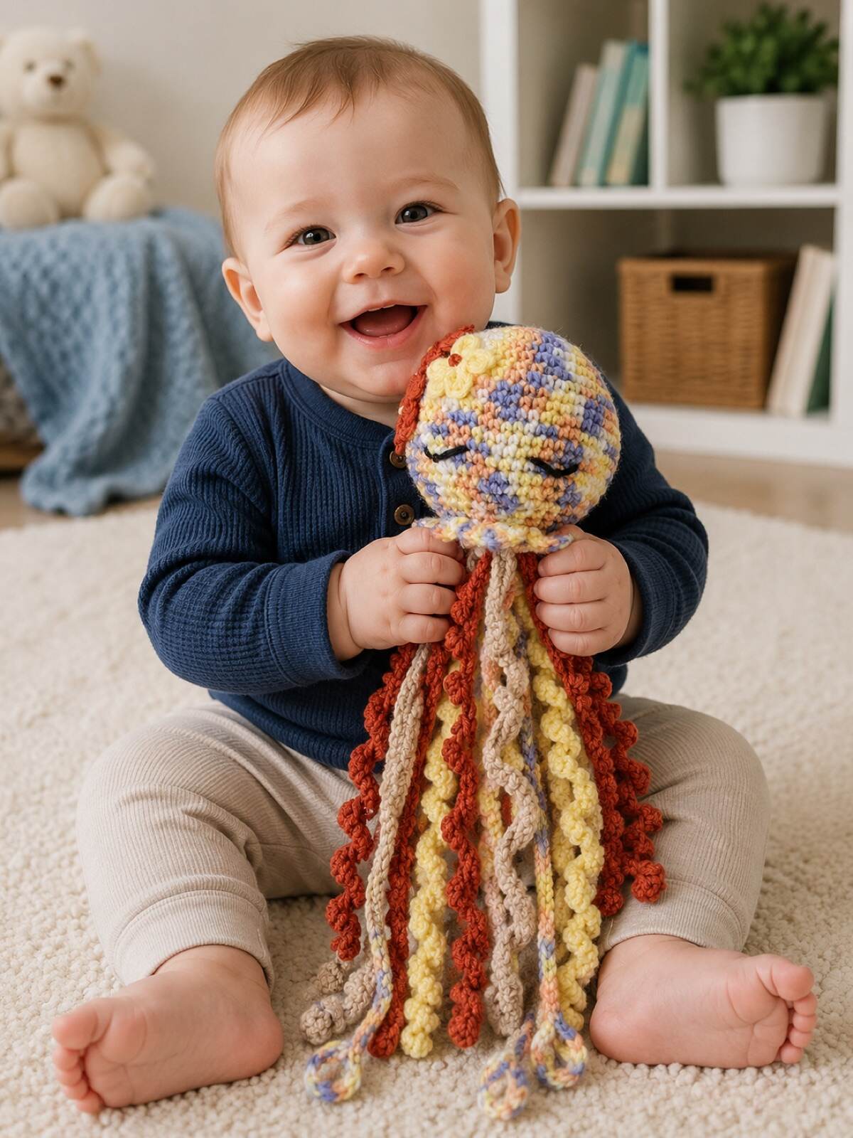Sunrise sleeping octopus shown held
